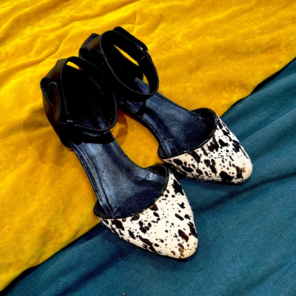 Kelsie Dagger flats with ankle strap